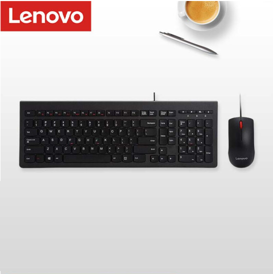 联想(lenovo)有线键盘鼠标套装 办公鼠标键盘套装 M120Pro有线键鼠套装